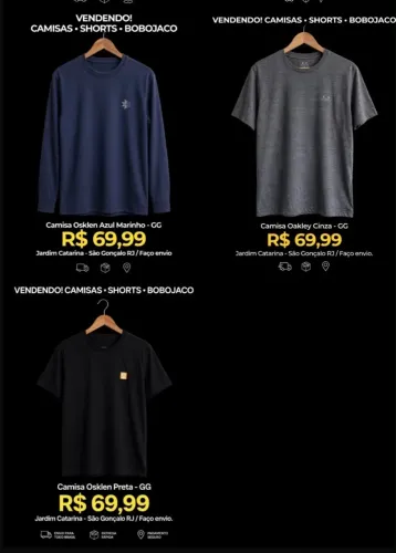 Camisetas Oakley - GG