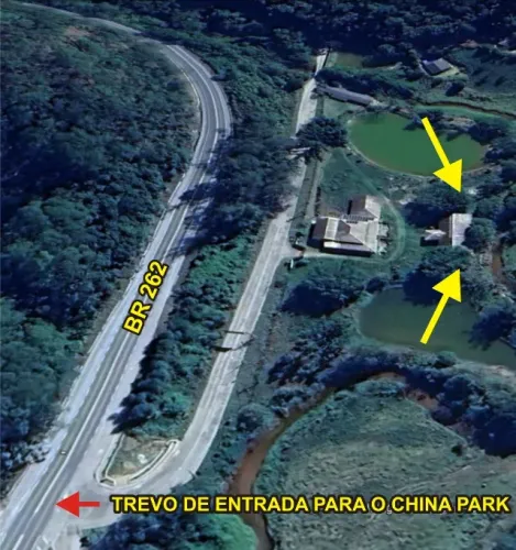 Galpão com área para Paisagismo/Floricultura/Decoração na BR 262 em Marechal Floriano