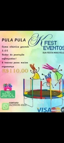 Locação de pula pula