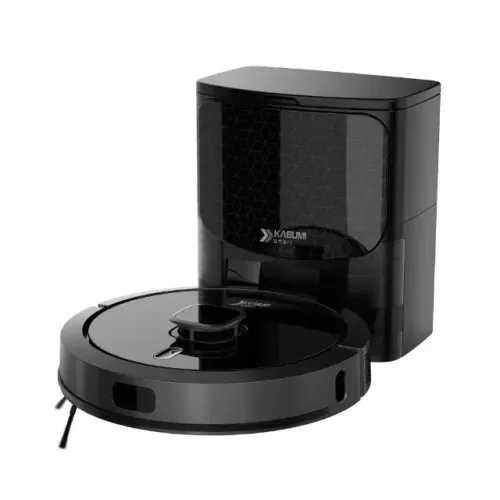 Robô Aspirador e Passa Pano KABUM! smart 900 5 Modos de Limpeza Base 2 em 1 Mapeamento 3D 