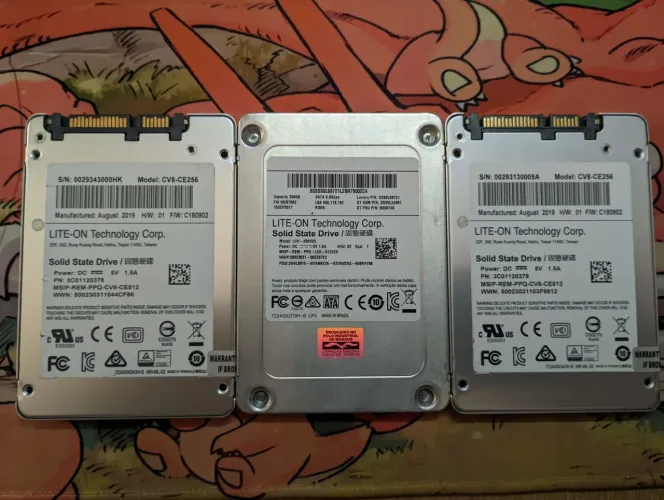 SSD SATA LiteOn 256gb