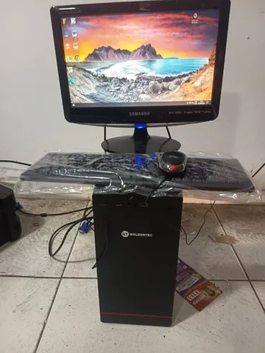 Oportunidade computador completo cpu nova processador i3 SSD 240 gigsas sata