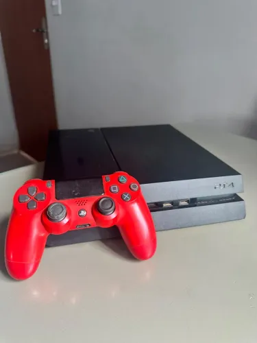 PLAYSTATION 4 + CONTROLE + VÁRIOS JOGOS