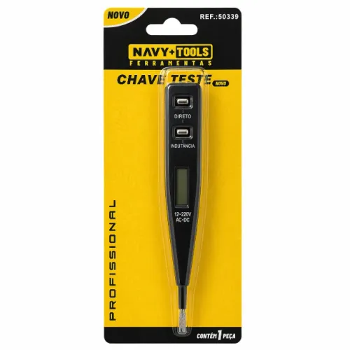 Chave Teste Tensão Navy Tools 127-220V Detector Voltagem Profissional 50339 tetirar no loc