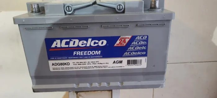 Baterias Automotivas 80 Amperes Acdelco Agm