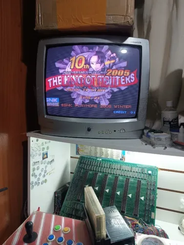 CARTUCHO NEOGEO MVS KING OF FIGHTERS 10TH ANIVERSARY PLUS UNIQUE 2