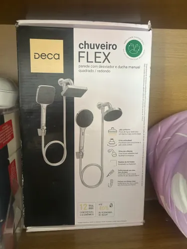 Chuveiro Retangular Parede Desviador Flex 2082.c.des Cr Deca