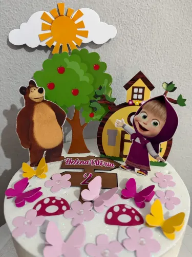 Topper de bolo personalizado