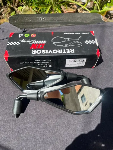 Retrovisor de Z400 Rebaixado Lente Convexa