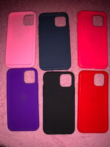 6 Capas de silicone para iPhone 11