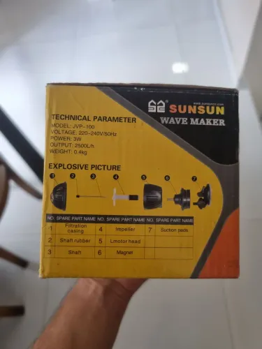 Bomba Wave Maker Sunsun JVP-100 2500L/h Nova na Caixa