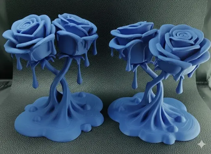 Rosa Derretendo 3D