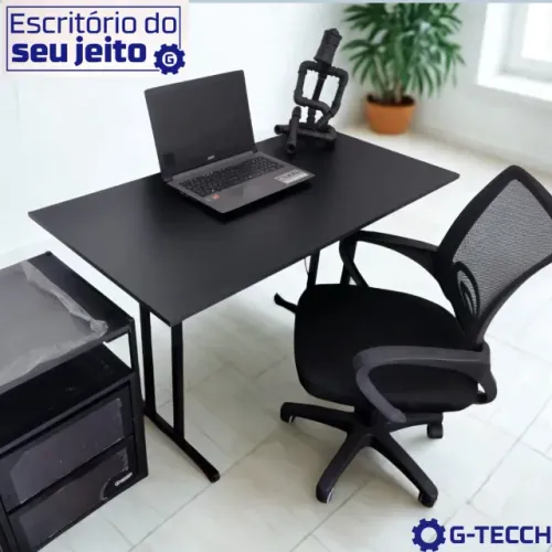Escrivaninha Reforçada 1,20m Nova Mesa de Escritório Multiuso Computador Notebook Estudo