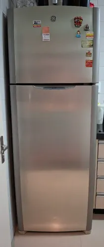 Geladeira GE - Inox - Duplex