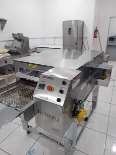 FORNO ESTEIRA TECNOPIZZA TP 50-120 MAXX TURBO A GÁS