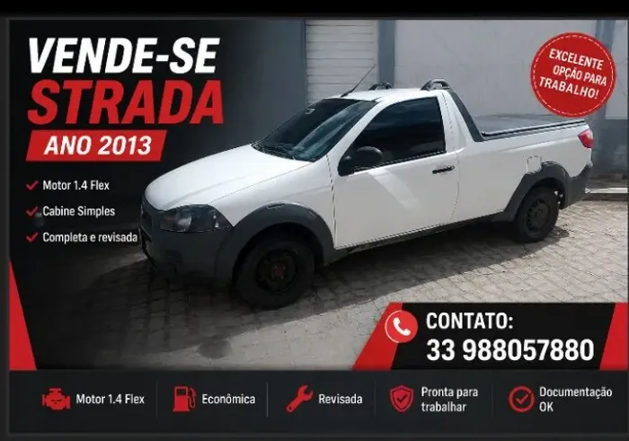 Fiat Strada Working 1.4 MPI Fire Flex 8V CS 2013