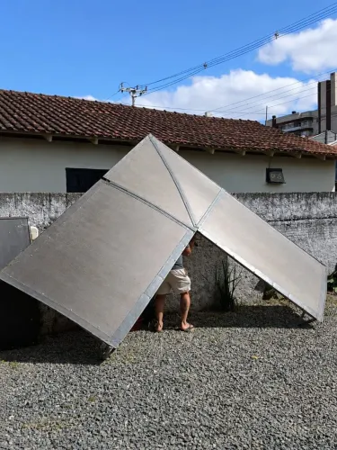 Toldo reto e um em L
