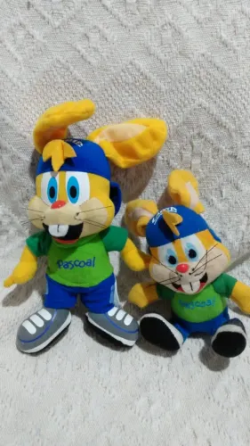 Lote de pelúcias promocional Pascoal coelhinho de pelúcia 