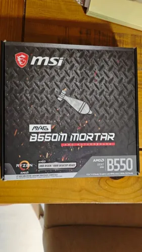 PLACA MÃE MSI B550M Mortar