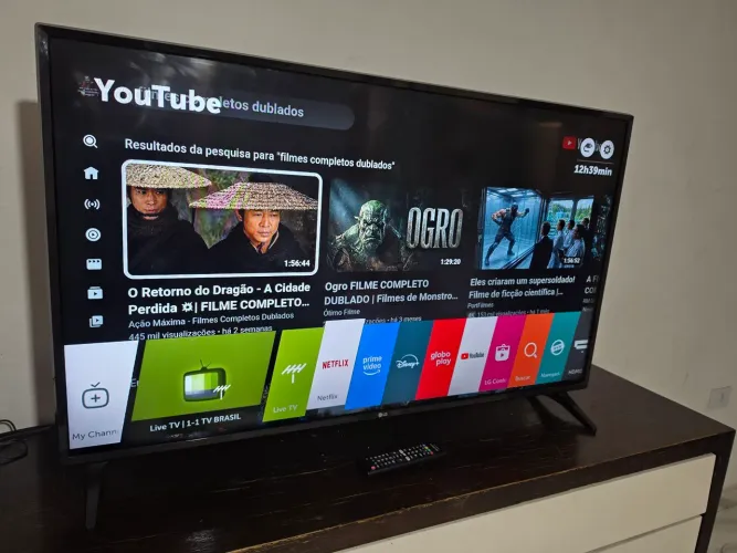 Tv LG smart 49 polegadas modelo novo top