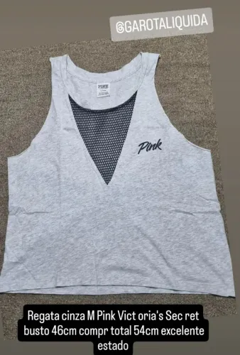 Regata cinza da Pink Victoria's secret M