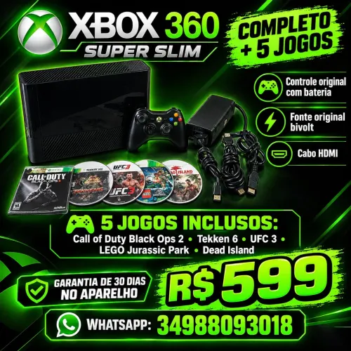 DESBLOQUE@DO Xbox 360 super slim completo