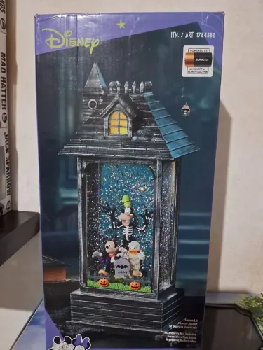 Lanterna Disney com luz e som halloween
