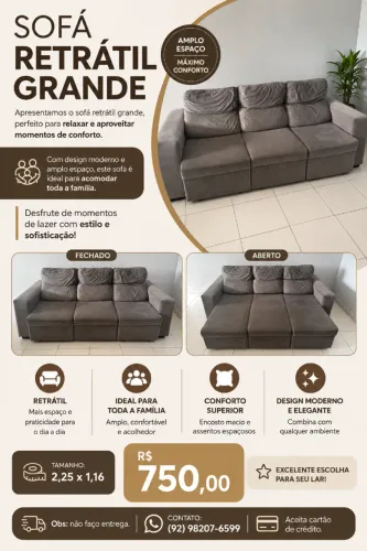 Sófa grande - único dono