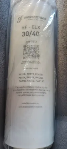 Refil Filtro Hidrofiltros HF-ELX 30/40 Original | Compatível PE11B PE11X PC41B