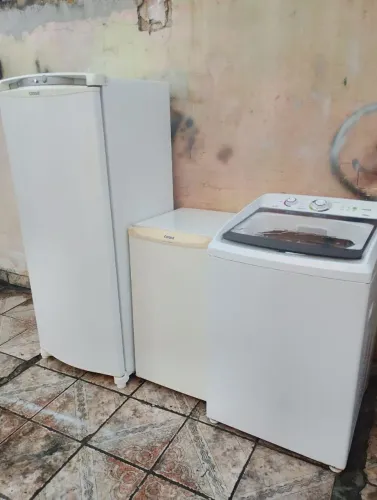 Vendo Frigobar Frizeer e máquina de lavar
