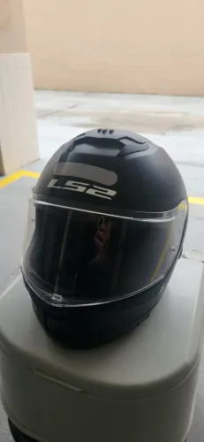 Capacete Para Moto LS2 Fechado Stream II Preto Fosco