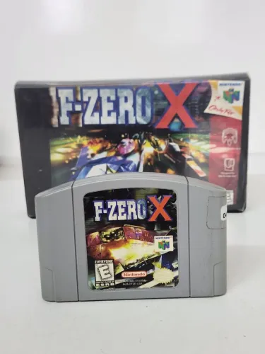 Jogo F-Zero X N64 Caixinha Locadora
