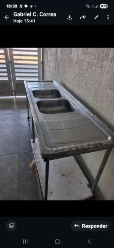 Vendo pia INOX 250,00