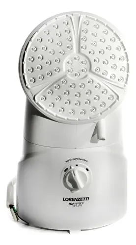 Ducha Lorenzetti Top Jet NOVA Multitemperaturas 127V/5500W e 220V/7500W