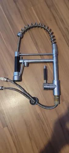 torneira de cozinha monocomando gourmet com ducha flexível