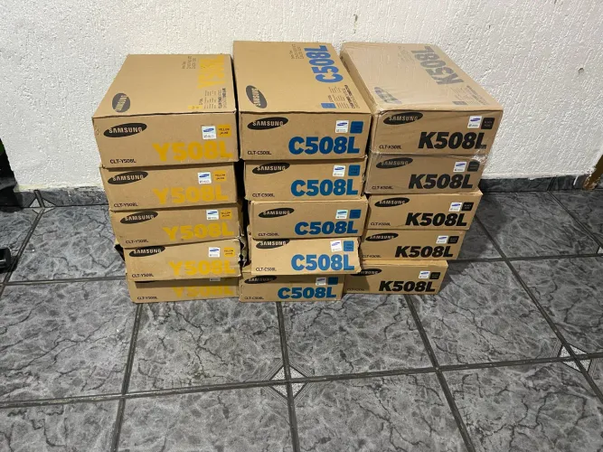 Lote de toner Samsung original k508l c508l y508l
