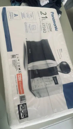 Microondas novo lacrado. Aceito cartão de crédito
