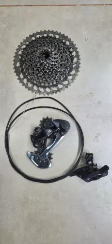 Cambio Sram GX Eagle 12V com passador