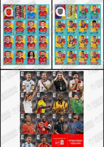 Figurinhas da copa 2026 parte 1 COMPLETA (LEIA A DESCRIÇÃO)