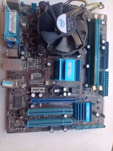 Kit Placa Mãe lga 775 ddr3 e Processador Core 2 Duo 8400