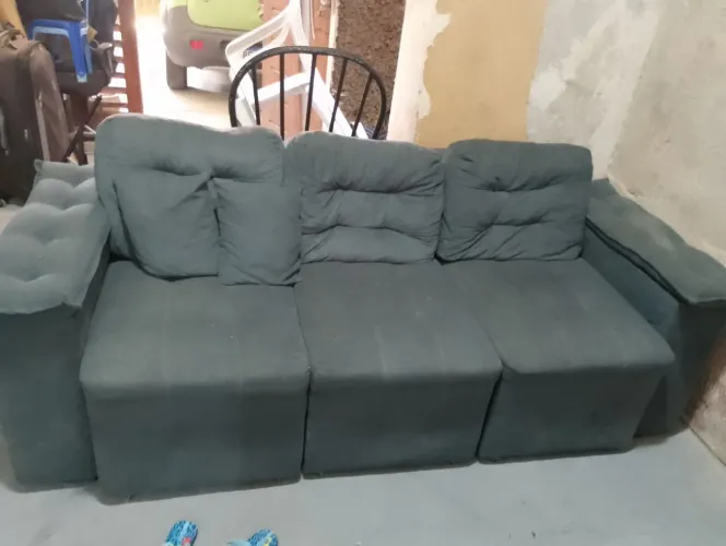 Sofá Retrátil 3 Lugares