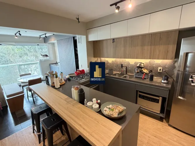 Apartamento para locação na Vila Andrade, São Paulo-SP: 1 quarto, 1 suíte, 3 salas, garage