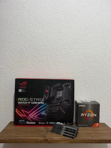 RYZEN 7 5800X + B550 ROG STRIX + 32GB 3600mhz GSKILL