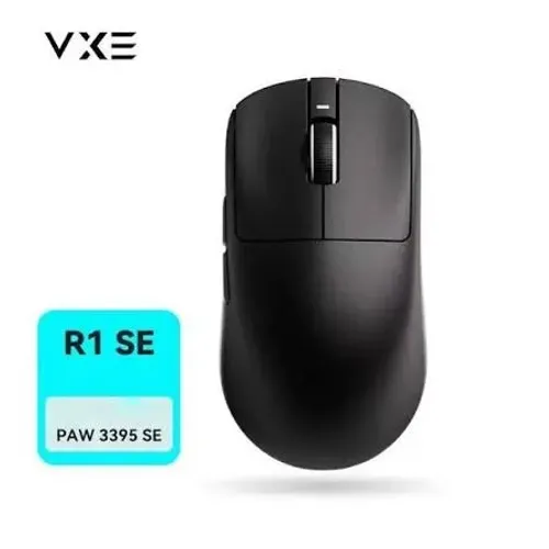 Mouse Gamer Sem Fio VXE R1 SE+ Preto - PAW3395, 18000 DPI, Bluetooth - Seminovo (1 mês de