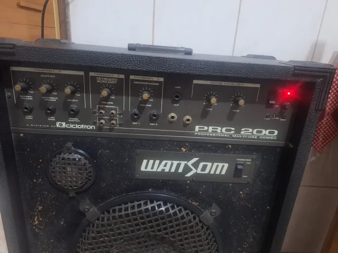 Caixa de som amplificada wattsom ciclotron prc200 