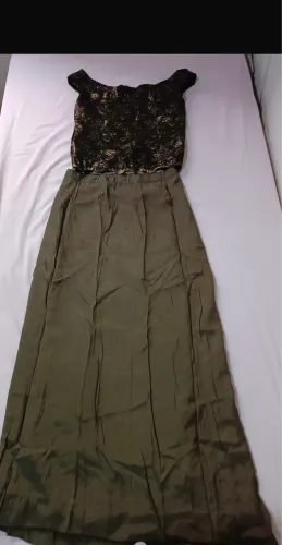 Vestido de festa/madrinha/formatura verde oliva