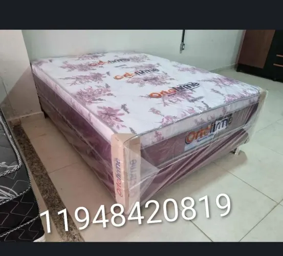 Promoção camas box casal com colchão novas pronta entrega