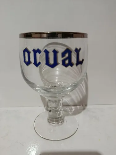 TAÇA CERVEJA ORVAL RARIDADE COLEÇÃO