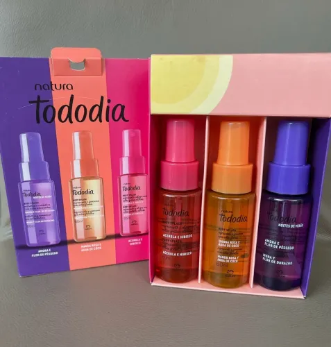 kit tododia body splash miniaturas verão (3 un.)