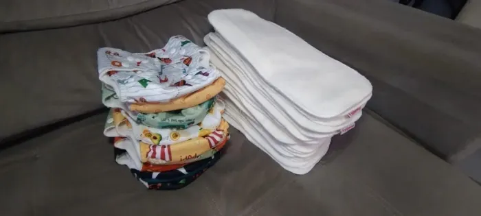 Kit Fraldas Ecológicas de Pano (Fraldadinhos)